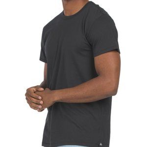 NEW RAG & BONE Principle Base Tee organic cotton black 267tn